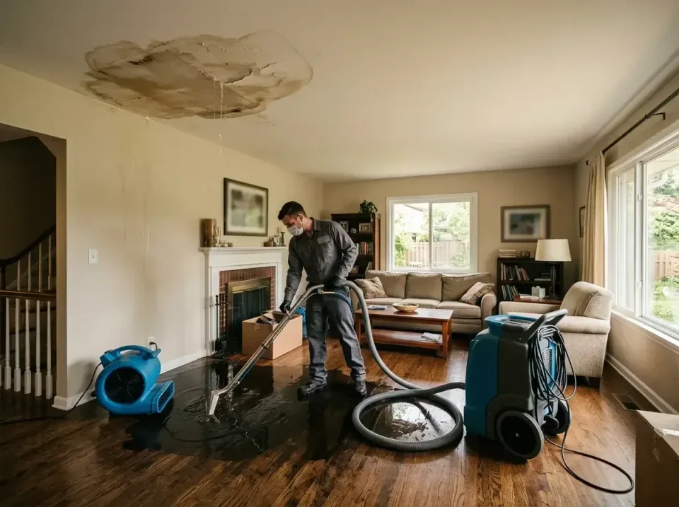 attic-pipe-burst-ceiling-drip-008 — frequently asked questions, Water Damage Restoration & Carpet Care in Piedmont, AL